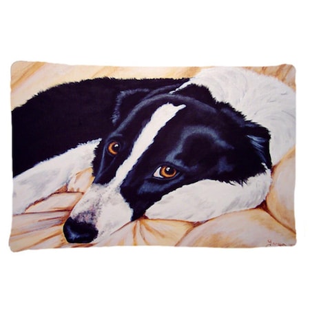 Carolines Treasures Naptime Border Collie Fabric Standard Pillowcase CA78345